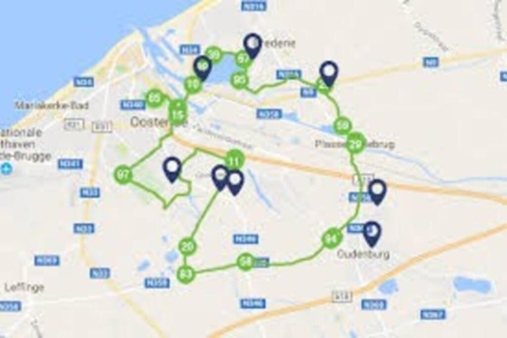 Die Huis 14-Een Oase Van Rust Tussen Polders En Kust Остенде Екстер'єр фото
